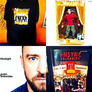 ⭐️ NWT VINTAGE + NSYNC JUSTIN TIMBERLAKE DOLL NWT BOOK COLLECTOR SONG BOOK